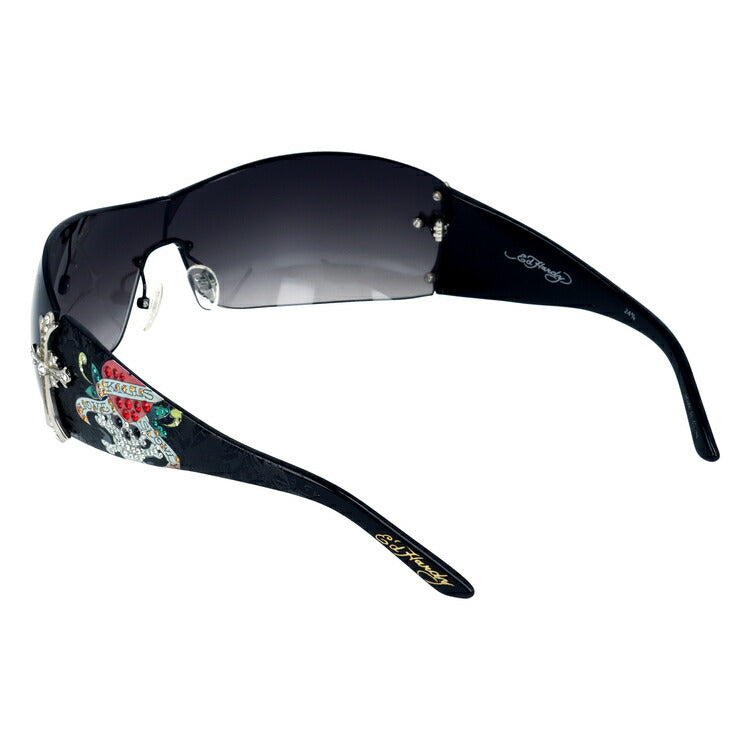 【国内正規品】エドハーディー サングラス Ed Hardy CROSS 186サイズ スクエア型 ユニセックス メンズ レディース