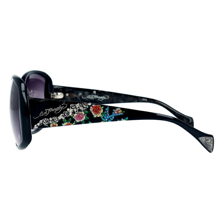 エドハーディー サングラス アジアンフィット Ed Hardy BIRD ROSES バードローズ 60サイズ バタフライ型 ユニセックス メンズ レディース