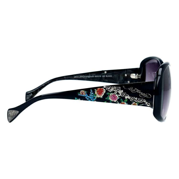 エドハーディー サングラス アジアンフィット Ed Hardy BIRD ROSES バードローズ 60サイズ バタフライ型 ユニセックス メンズ レディース