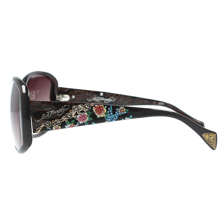 エドハーディー サングラス EdHardy BIRD ROSES ブラウン/ブラウングラデーション レディース UVカット ラッピング無料