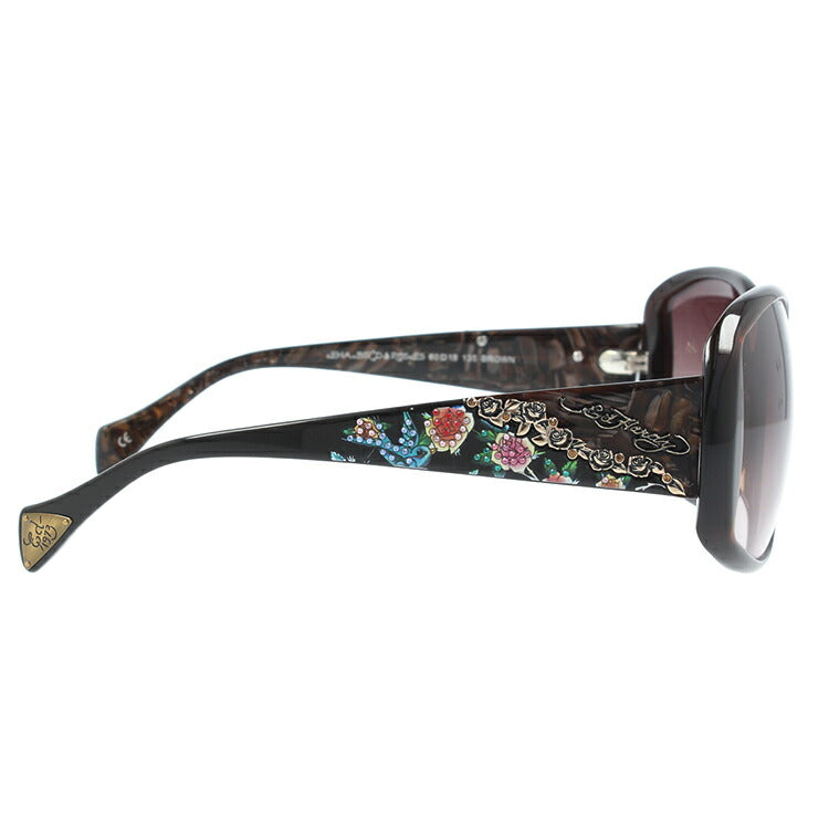 エドハーディー サングラス EdHardy BIRD ROSES ブラウン/ブラウングラデーション レディース UVカット ラッピング無料