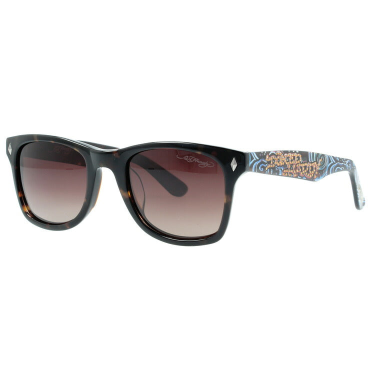 エドハーディー サングラス EdHardy WAVE トータス/ブラウングラデーション レディース メンズ UVカット ラッピング無料