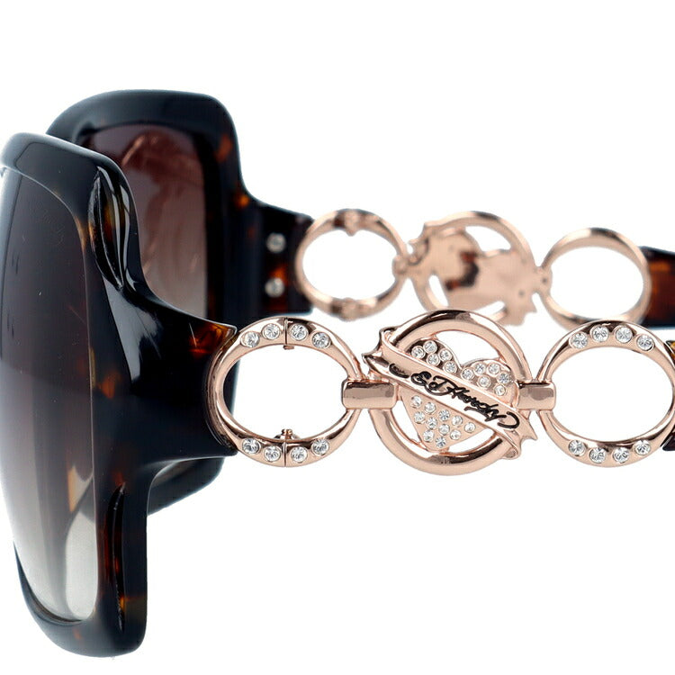 【訳あり】【国内正規品】エドハーディー サングラス アジアンフィット Ed Hardy ROSES LONG STEM 61サイズ スクエア型 ユニセックス メンズ レディース
