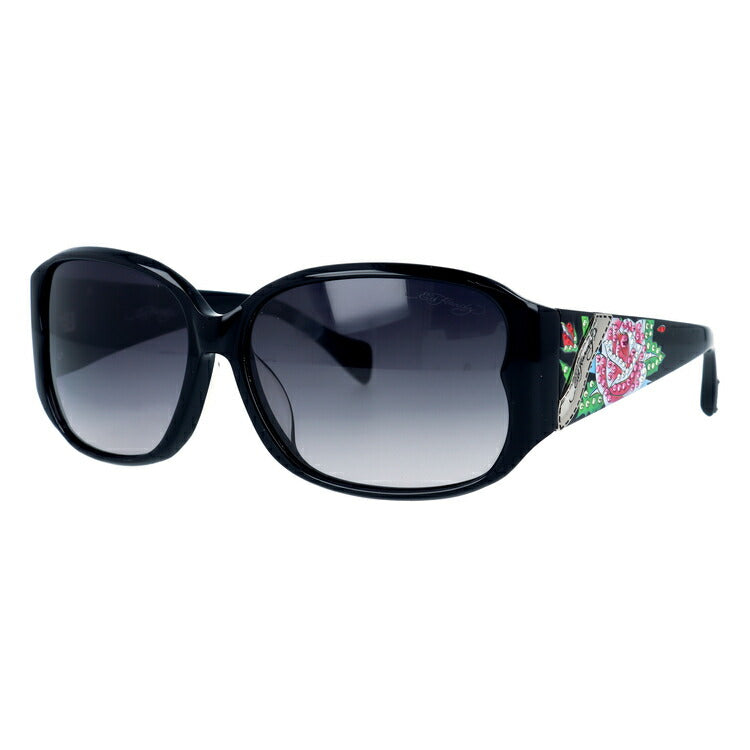 【国内正規品】エドハーディー サングラス アジアンフィット Ed Hardy ROSE 60サイズ スクエア型 ユニセックス メンズ レディース