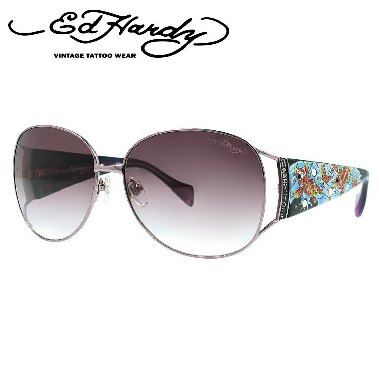 エドハーディー サングラス EdHardy コイフィッシュ KOIFISH LAVENDER メンズ レディース UVカット メガネ ブランド ギフト ラッピング無料