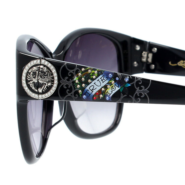 エドハーディー サングラス EdHardy タイガー2 TIGER 2 BLACK メンズ レディース UVカット メガネ ブランド ギフト ラッピング無料