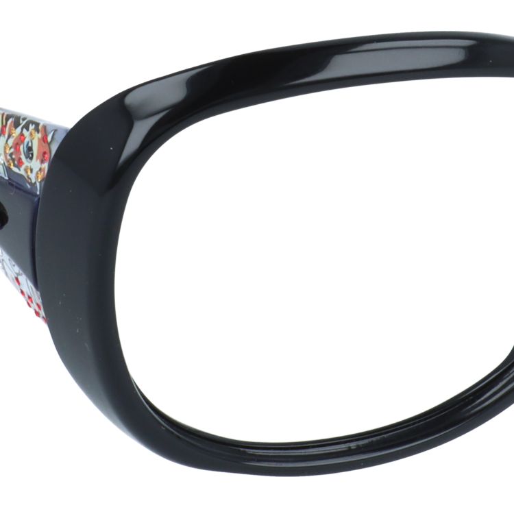 【訳あり・フレームのみ】エドハーディー フレームのみ アジアンフィット Ed Hardy KOI LEAPING BLACK 62サイズ バタフライ型 アウトレット品 ユニセックス メンズ レディース