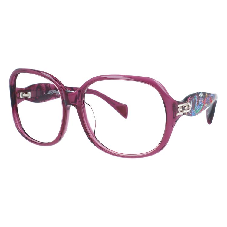 訳あり・フレームのみ エドハーディー フレームのみ アジアンフィット Ed Hardy PHOENIX BURGUNDY 60 バタフライ ユニセックス メンズ レディース 訳あり・フレームのみ】エドハーディー フレームのみ アジアンフィット