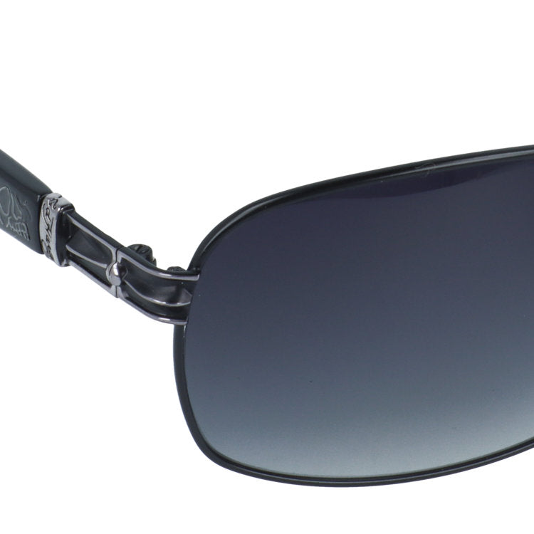 【訳あり】エドハーディー サングラス アジアンフィット Ed Hardy SKULL & ROSE 2（BLACK） 61サイズ バタフライ型 アウトレット品 ユニセックス メンズ レディース