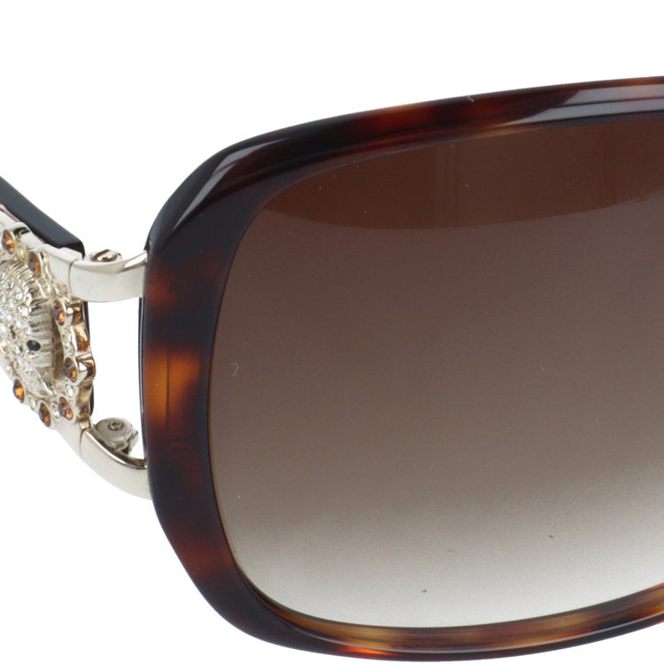 【訳あり】エドハーディー サングラス アジアンフィット Ed Hardy SKULL & ROSE 2（TORTOISE） 61サイズ バタフライ型 アウトレット品 ユニセックス メンズ レディース