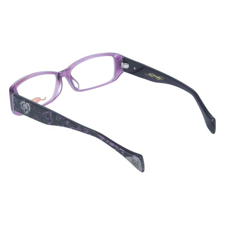 エドハーディー EdHardy メガネ フレーム 眼鏡 度付き 度なし 伊達 EHOA001 3 PURPLE パープル スクエア型 メンズ レディース UVカット 紫外線 ラッピング無料