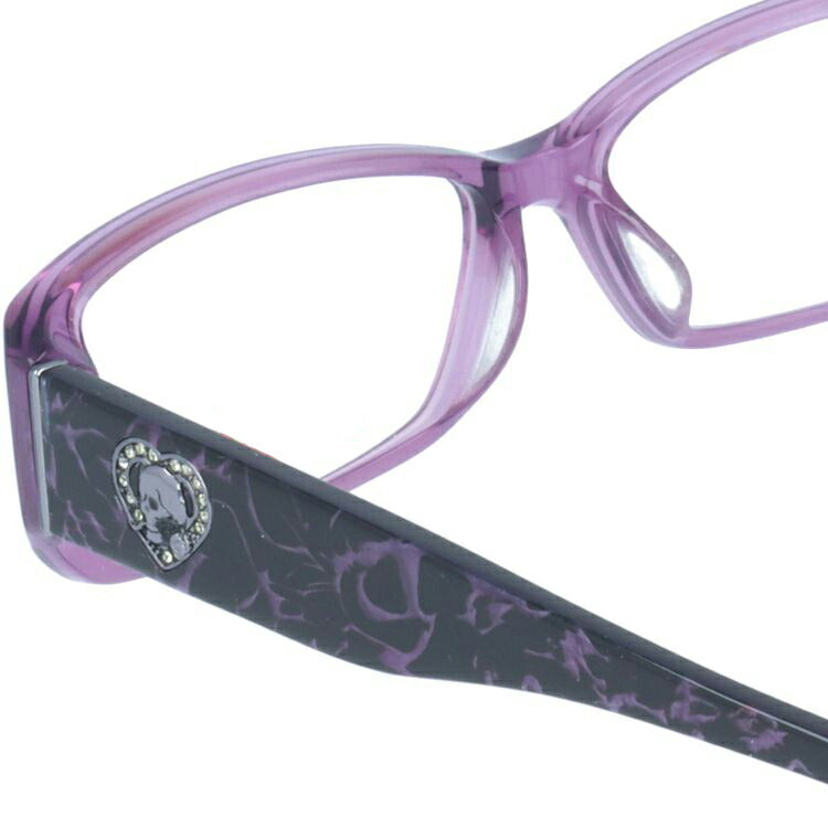 エドハーディー EdHardy メガネ フレーム 眼鏡 度付き 度なし 伊達 EHOA001 3 PURPLE パープル スクエア型 メンズ レディース UVカット 紫外線 ラッピング無料