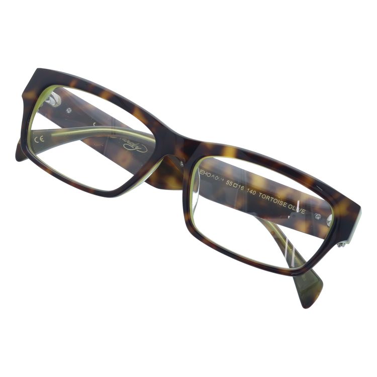 エドハーディー EdHardy メガネ フレーム 眼鏡 度付き 度なし 伊達 EHOA004 2 TORTOISE OLIVE トータスオリーブ スクエア型 メンズ レディース UVカット 紫外線 ラッピング無料