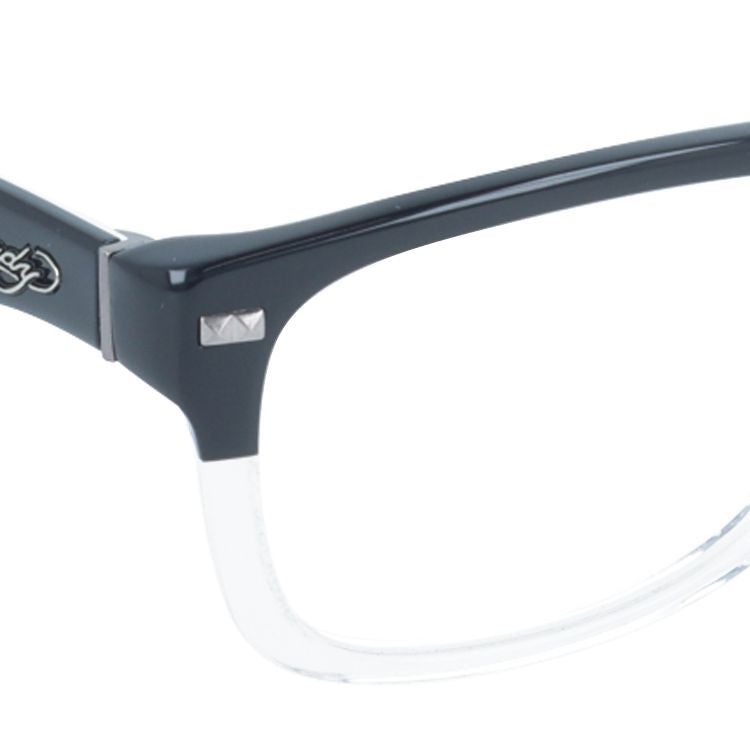 エドハーディー EdHardy メガネ フレーム 眼鏡 度付き 度なし 伊達 EHOA013 3 BLACK CR ブラッククリスタル ウェリントン型 メンズ レディース UVカット 紫外線 ラッピング無料