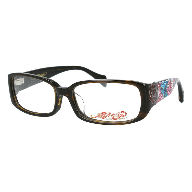 【訳あり】エドハーディー EdHardy メガネ フレーム 眼鏡 度付き 度なし 伊達 EHOA025 2 OLIVE オリーブ スクエア型 メンズ レディース UVカット 紫外線 ラッピング無料