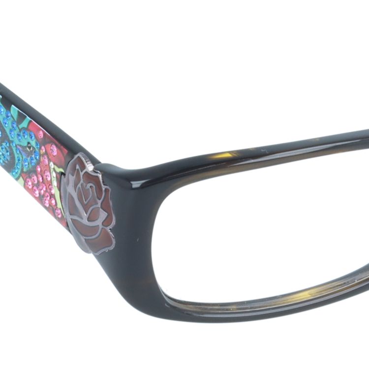 【訳あり】エドハーディー EdHardy メガネ フレーム 眼鏡 度付き 度なし 伊達 EHOA025 2 OLIVE オリーブ スクエア型 メンズ レディース UVカット 紫外線 ラッピング無料