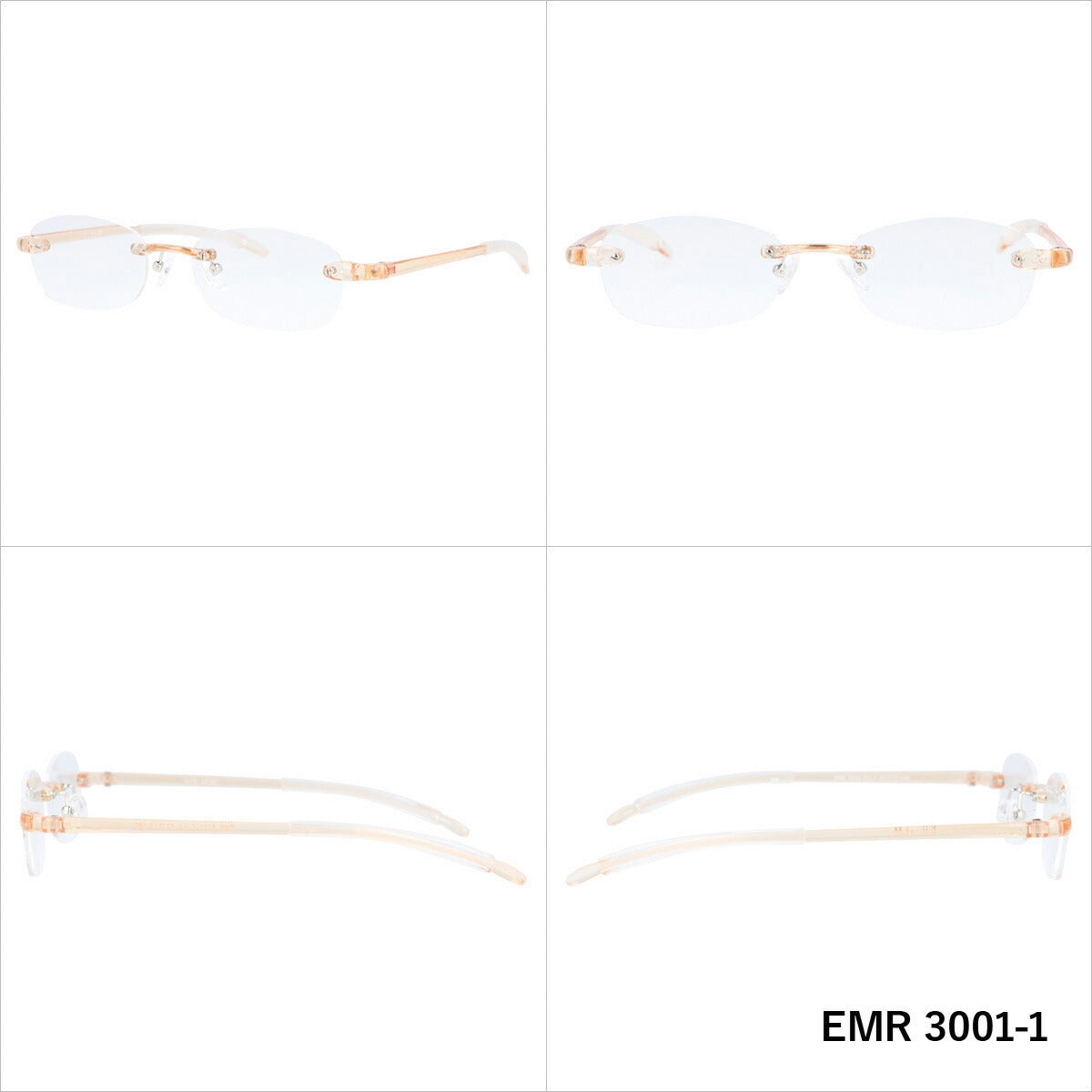 老眼鏡 シニアグラス リーディンググラス EL-Mii エルミー EMR 3001 全2カラー 52サイズ 度数+1.00?+3.50 オーバル ユニセックス メンズ レディース ラッピング無料