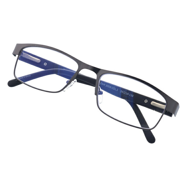 老眼鏡 シニアグラス リーディンググラス EL-Mii エルミー EMR 3009-1 54サイズ 度数+1.00?+3.50 スクエア ユニセックス メンズ レディース ラッピング無料
