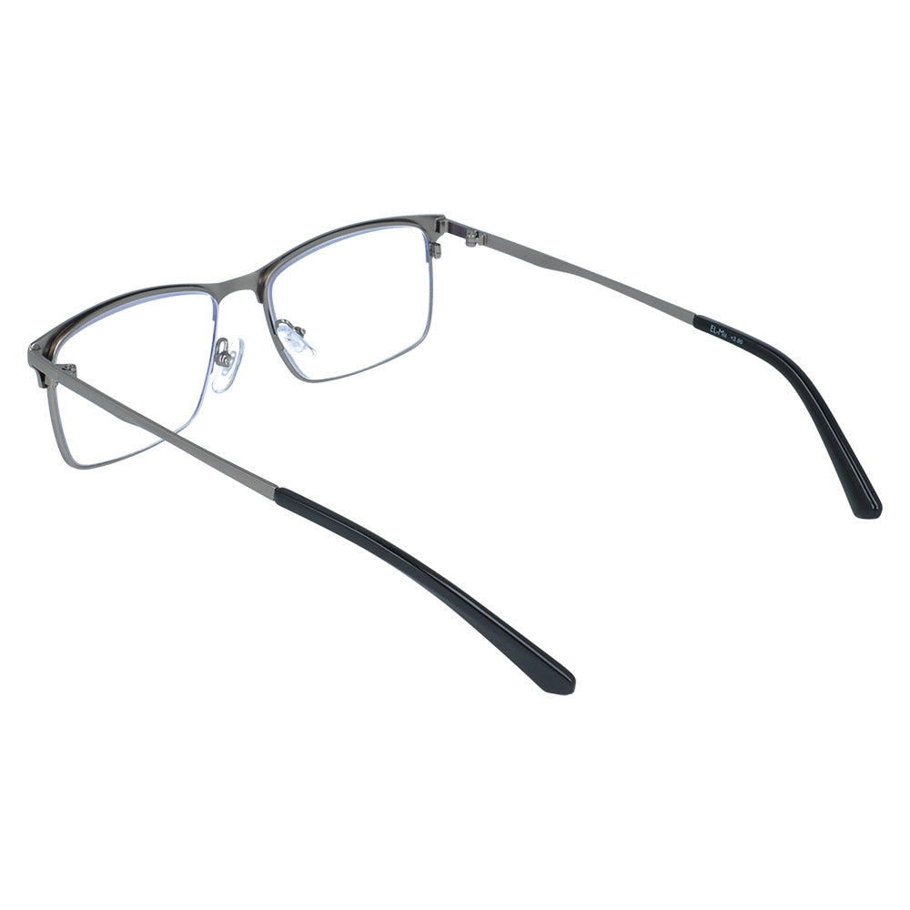 エルミー リーディンググラス 老眼鏡 アジアンフィット EL-Mii EMR 3014-1 53サイズ スクエア型 +1.00〜+3.50 シニアグラス ユニセックス メンズ レディース