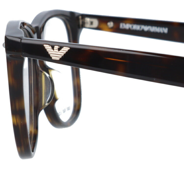 エンポリオアルマーニ メガネ フレーム 眼鏡 度付き 度なし 伊達メガネ だて ダテ メンズ レディース アジアンフィット EMPORIO ARMANI EA1344J 086 53サイズ ウェリントン型 ブランド ロゴ アイコン 紫外線 UV対策 おしゃれ ギフト ラッピング無料