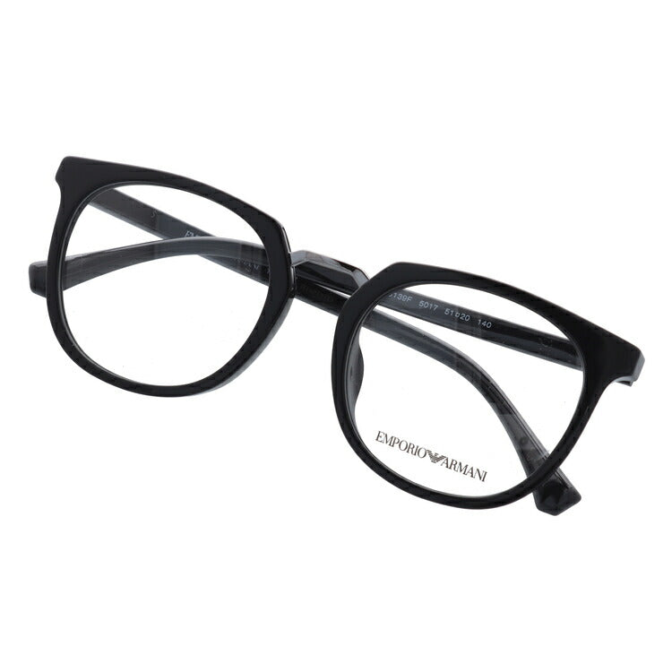 【国内正規品】エンポリオアルマーニ メガネフレーム EMPORIO ARMANI 度付き 度なし 伊達 だて 眼鏡 メンズ レディース アジアンフィット EA3139F 5017 51サイズ ウェリントン型 UVカット 紫外線 ラッピング無料