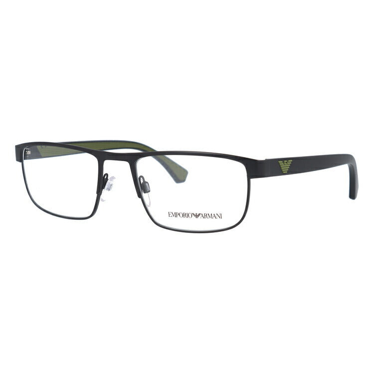【国内正規品】メガネ 度付き 度なし 伊達メガネ 眼鏡 エンポリオアルマーニ EMPORIO ARMANI EA1086 3001 53サイズ スクエア メンズ UVカット 紫外線 ラッピング無料