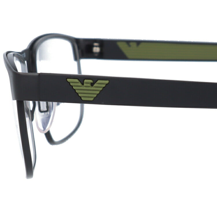 【国内正規品】メガネ 度付き 度なし 伊達メガネ 眼鏡 エンポリオアルマーニ EMPORIO ARMANI EA1086 3001 53サイズ スクエア メンズ UVカット 紫外線 ラッピング無料