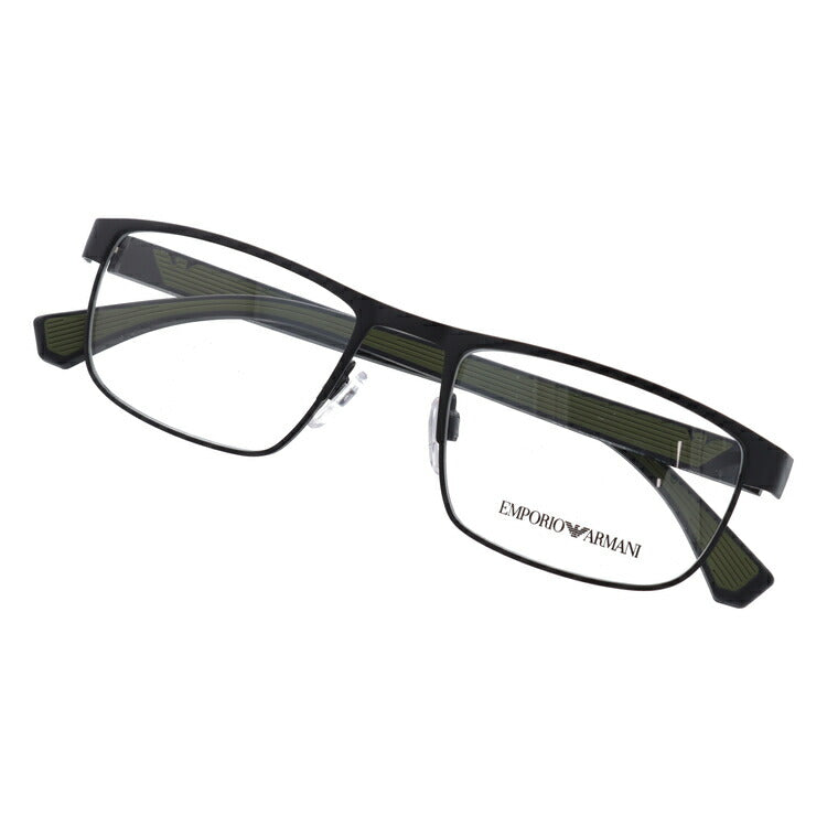 【国内正規品】メガネ 度付き 度なし 伊達メガネ 眼鏡 エンポリオアルマーニ EMPORIO ARMANI EA1086 3001 53サイズ スクエア メンズ UVカット 紫外線 ラッピング無料