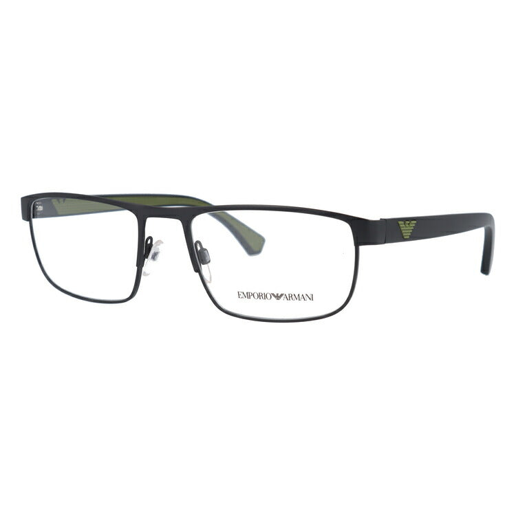 【国内正規品】メガネ 度付き 度なし 伊達メガネ 眼鏡 エンポリオアルマーニ EMPORIO ARMANI EA1086 3001 55サイズ スクエア メンズ UVカット 紫外線 ラッピング無料