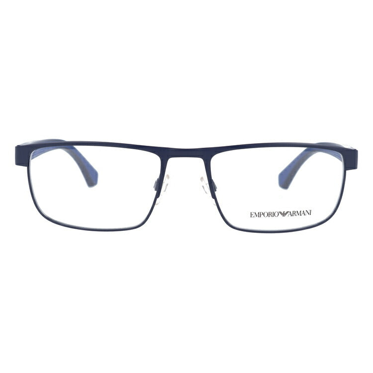 【国内正規品】メガネ 度付き 度なし 伊達メガネ 眼鏡 エンポリオアルマーニ EMPORIO ARMANI EA1086 3267 55サイズ スクエア メンズ UVカット 紫外線 ラッピング無料