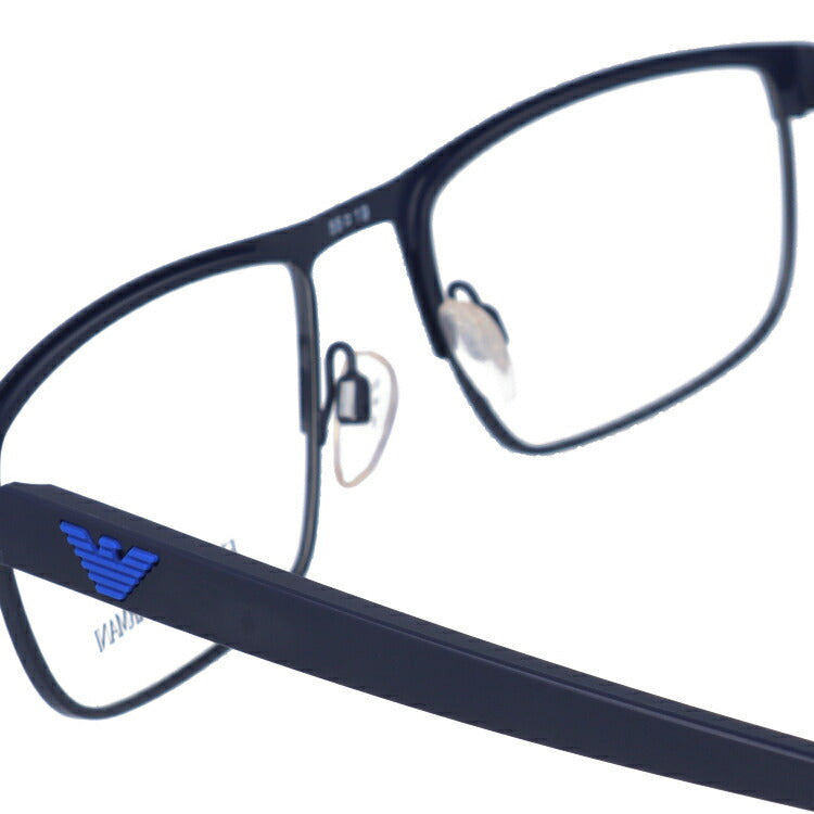 【国内正規品】メガネ 度付き 度なし 伊達メガネ 眼鏡 エンポリオアルマーニ EMPORIO ARMANI EA1086 3267 55サイズ スクエア メンズ UVカット 紫外線 ラッピング無料