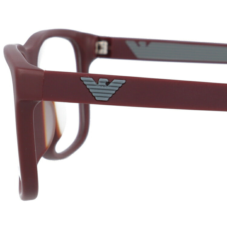 【国内正規品】メガネ 度付き 度なし 伊達メガネ 眼鏡 エンポリオアルマーニ アジアンフィット EMPORIO ARMANI EA3147F 5751 55サイズ スクエア メンズ UVカット 紫外線 ラッピング無料