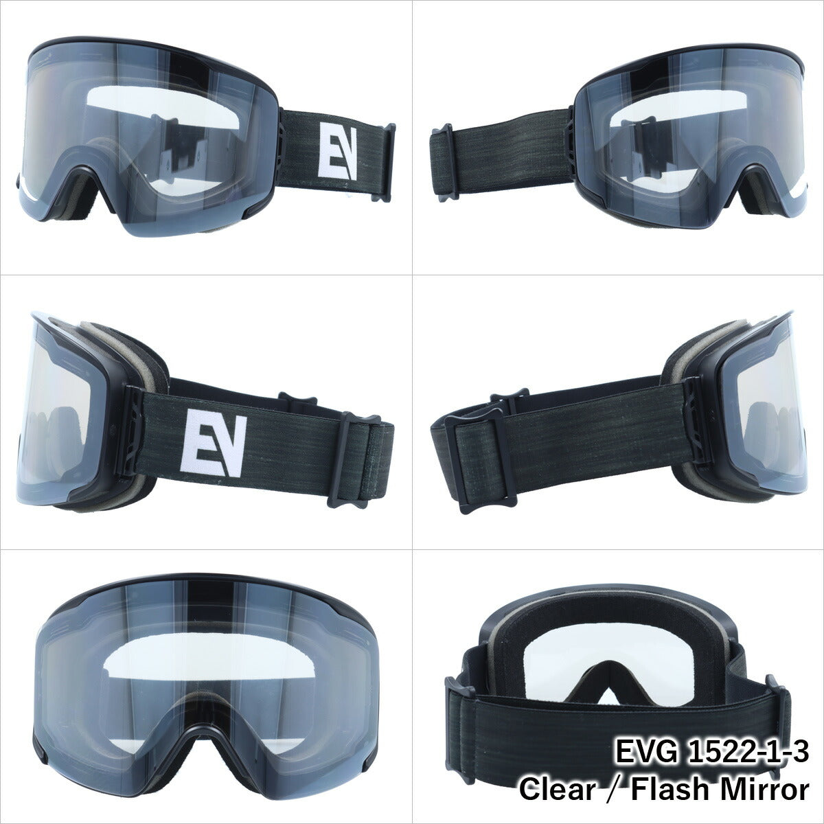 スノー ゴーグル マグネット式 ヘルメット対応 ミラーレンズ 磁石 レンズ脱着 スキー スノーボード スノボ 平面ダブルレンズ フレームあり メンズ レディース ウィンタースポーツ 曇り防止 曇り止め 誕生日 プレゼント EVOLVE イヴァルブ EVG 1522 男性 女性