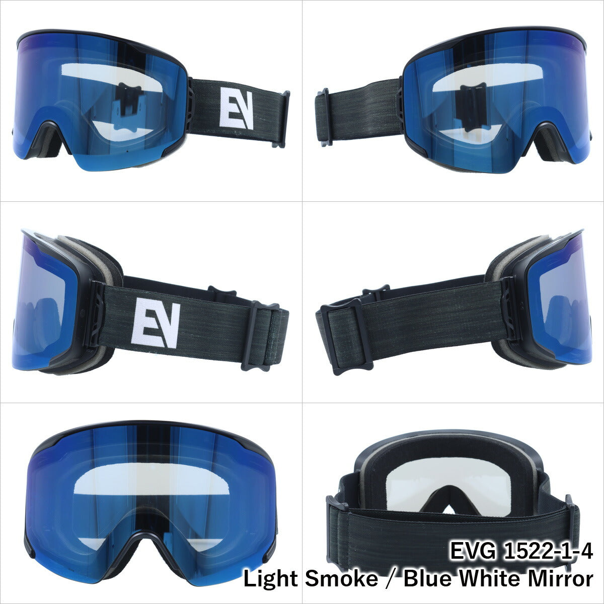 スノー ゴーグル マグネット式 ヘルメット対応 ミラーレンズ 磁石 レンズ脱着 スキー スノーボード スノボ 平面ダブルレンズ フレームあり メンズ レディース ウィンタースポーツ 曇り防止 曇り止め 誕生日 プレゼント EVOLVE イヴァルブ EVG 1522 男性 女性