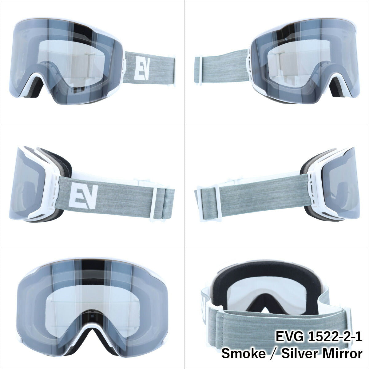 スノー ゴーグル マグネット式 ヘルメット対応 ミラーレンズ 磁石 レンズ脱着 スキー スノーボード スノボ 平面ダブルレンズ フレームあり メンズ レディース ウィンタースポーツ 曇り防止 曇り止め 誕生日 プレゼント EVOLVE イヴァルブ EVG 1522 男性 女性