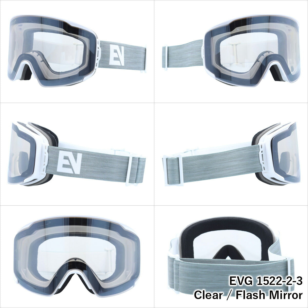 スノー ゴーグル マグネット式 ヘルメット対応 ミラーレンズ 磁石 レンズ脱着 スキー スノーボード スノボ 平面ダブルレンズ フレームあり メンズ レディース ウィンタースポーツ 曇り防止 曇り止め 誕生日 プレゼント EVOLVE イヴァルブ EVG 1522 男性 女性