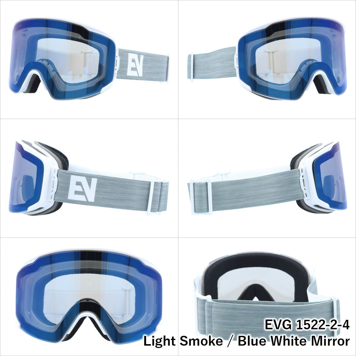 スノー ゴーグル マグネット式 ヘルメット対応 ミラーレンズ 磁石 レンズ脱着 スキー スノーボード スノボ 平面ダブルレンズ フレームあり メンズ レディース ウィンタースポーツ 曇り防止 曇り止め 誕生日 プレゼント EVOLVE イヴァルブ EVG 1522 男性 女性