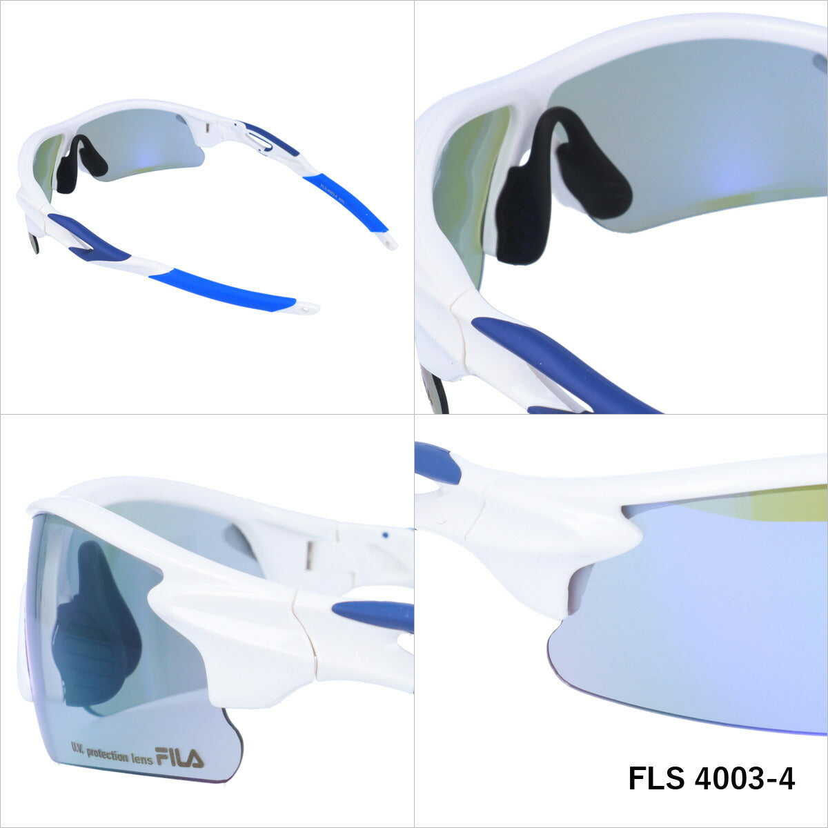フィラ サングラス ミラーレンズ アジアンフィット FILA FLS 4003 全4カラー 135サイズ スポーツ ユニセックス メンズ レディース ラッピング無料