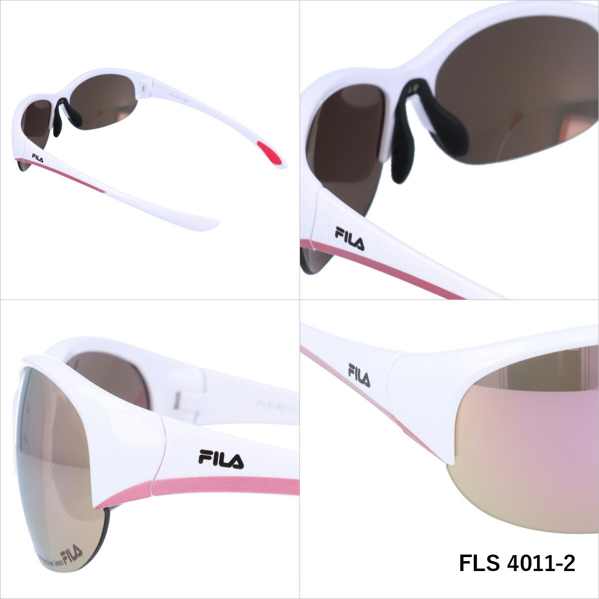フィラ サングラス ミラーレンズ アジアンフィット FILA FLS 4011 全3カラー 61サイズ スポーツ ユニセックス メンズ レディース ラッピング無料