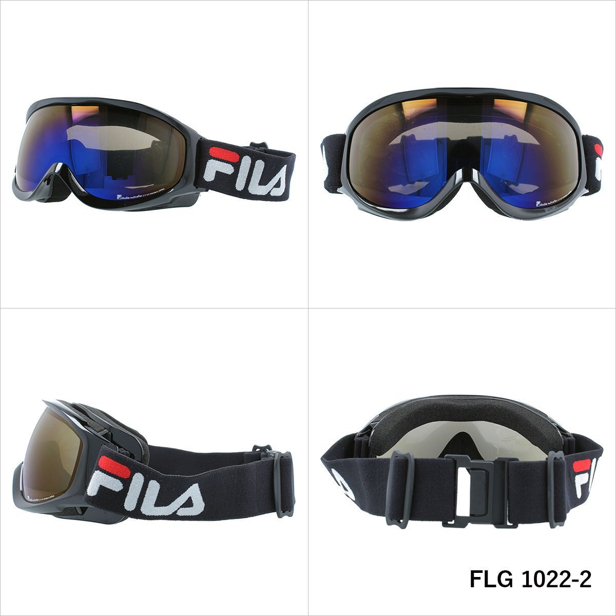 FILA フィラ FLG 1022 眼鏡対応 ミラーレンズ スノーゴーグル スキー スノーボード スノボ 球面ダブルレンズ フレームあり メンズ レディース ウィンタースポーツ 曇り防止 曇り止め 誕生日 プレゼント 男性 女性
