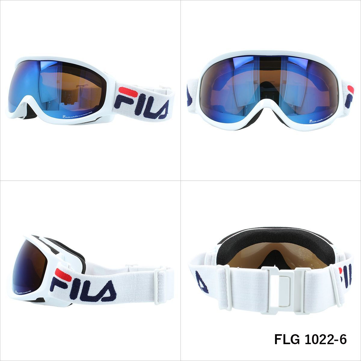 FILA フィラ FLG 1022 眼鏡対応 ミラーレンズ スノーゴーグル スキー スノーボード スノボ 球面ダブルレンズ フレームあり メンズ レディース ウィンタースポーツ 曇り防止 曇り止め 誕生日 プレゼント 男性 女性