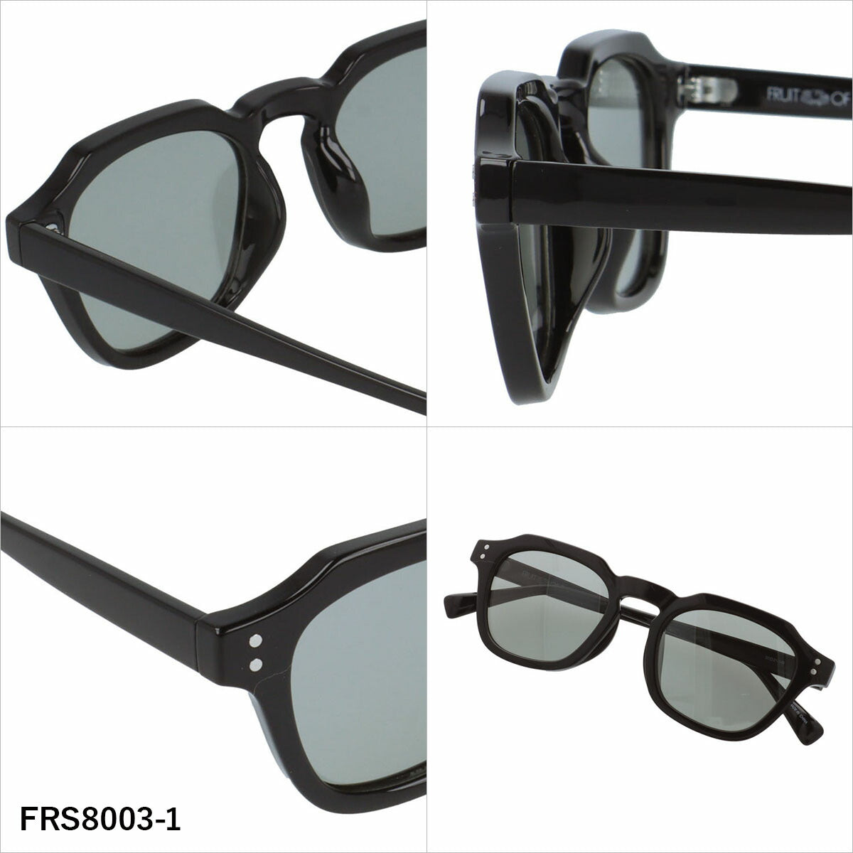 フルーツオブザルーム サングラス 偏光 調光サングラス アジアンフィット FRUIT OF THE LOOM FRS8003 50サイズ 全3カラー ウェリントン型 ポラライズド フォトクロミック ユニセックス メンズ レディース
