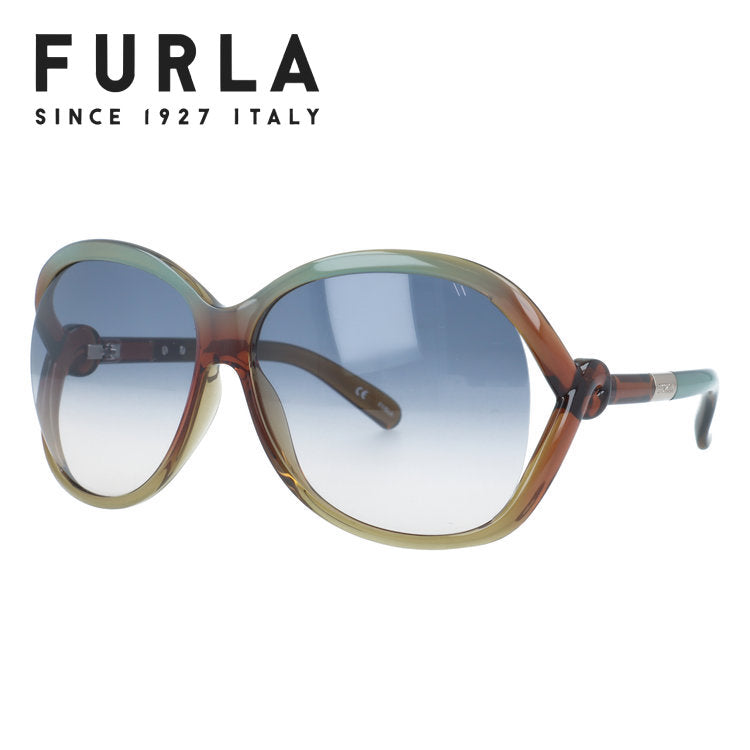 フルラ サングラス レギュラーフィット FURLA SU4729 0AD8 61サイズ ティアドロップ型 ユニセックス メンズ レディース