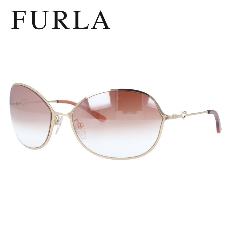 【訳あり】フルラ サングラス FURLA SU4052G 300 63サイズ オーバル型 アウトレット品 ユニセックス メンズ レディース