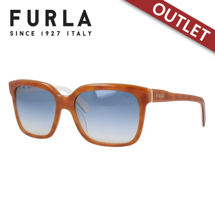 【訳あり】【国内正規品】フルラ サングラス レギュラーフィット FURLA SU4827 0ALC 56サイズ スクエア ユニセックス メンズ レディース