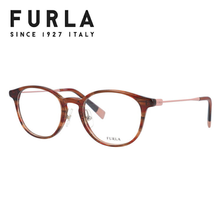 【訳あり】フルラ メガネフレーム 伊達メガネ FURLA VFU275J 06XE 48サイズ ウェリントン型 レディース 女性用 UVカット 紫外線対策 UV対策 おしゃれ ギフト ラッピング無料