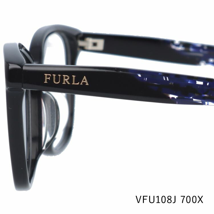 フルラ メガネフレーム 伊達メガネ アジアンフィット FURLA VFU108J 全3カラー 52サイズ ウェリントン型 レディース 女性用 UVカット 紫外線対策 UV対策 おしゃれ ギフト ラッピング無料