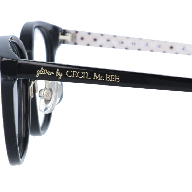 glitter by CECIL McBEE セシルマクビー レディース メガネ 眼鏡 シンプル かわいい GCF 7504-1 50サイズ ウェリントン型 度付き 度なし 紫外線 ブランド サングラス 伊達 ダテ｜老眼鏡・PCレンズ・カラーレンズ・遠近両用対応可能 ラッピング無料