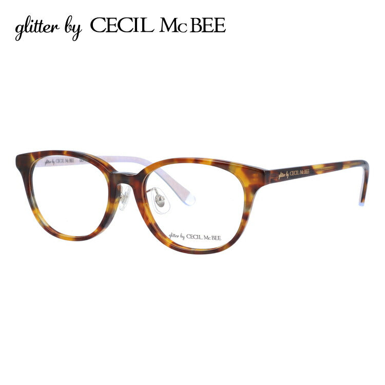 glitter by CECIL McBEE セシルマクビー レディース メガネ 眼鏡 シンプル かわいい GCF 7504-2 50サイズ ウェリントン型 度付き 度なし 紫外線 ブランド サングラス 伊達 ダテ｜老眼鏡・PCレンズ・カラーレンズ・遠近両用対応可能 ラッピング無料