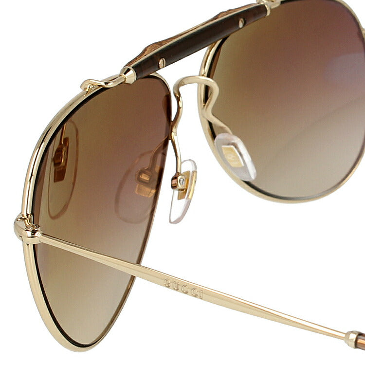 グッチ サングラス GUCCI GG2235S J5G/OH 59サイズ レギュラーフィット ティアドロップ型 バンブー ブランド レディース メンズ メガネ アイウェア UVカット 紫外線カット UV対策 おしゃれ ギフト プレゼント 母の日 ラッピング無料